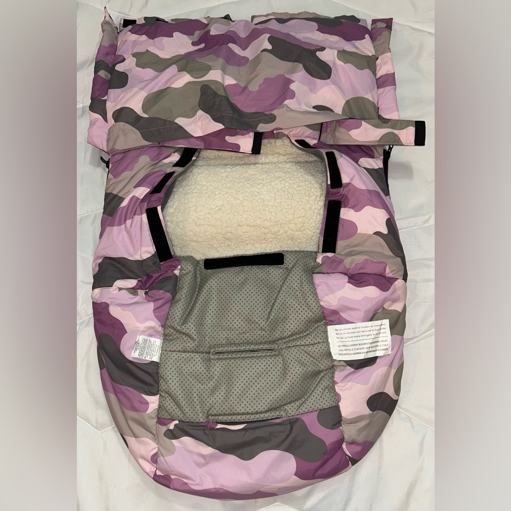 7 AM Enfant Lamb POD Stroller and Car seat Multicolor Pink Gray